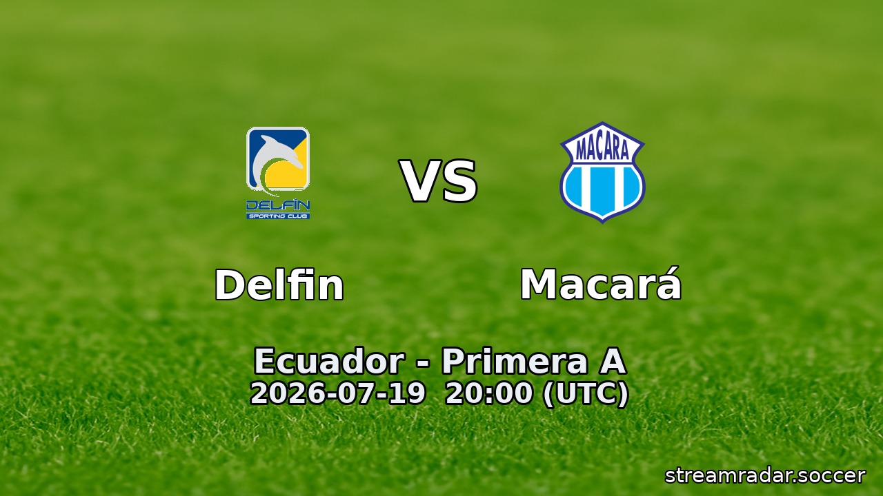 Delfin vs Macará