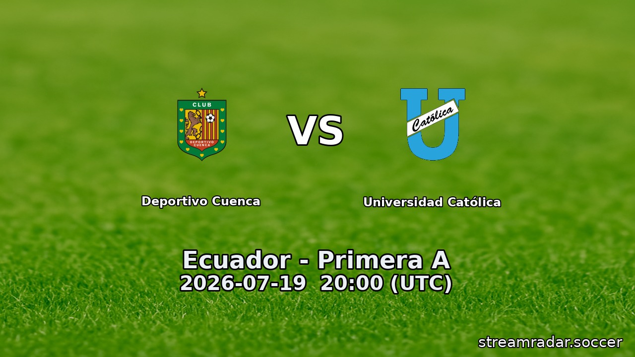 Deportivo Cuenca vs Universidad Católica