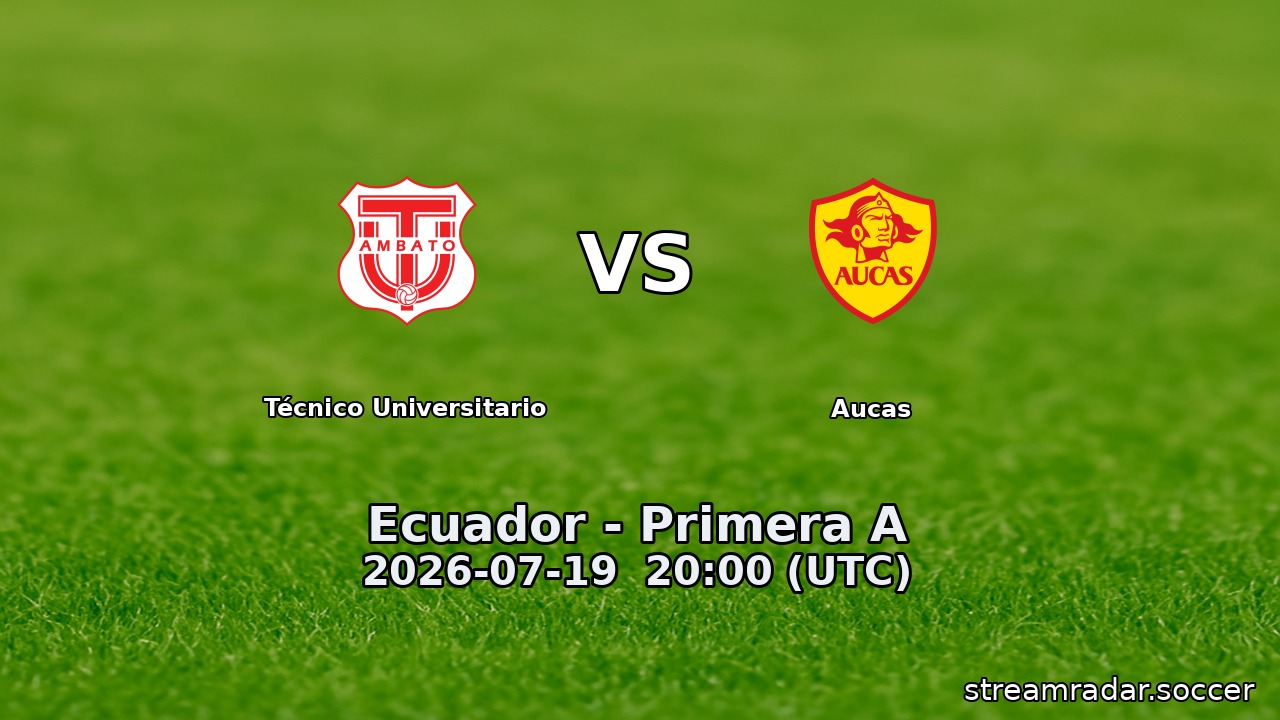 Técnico Universitario vs Aucas
