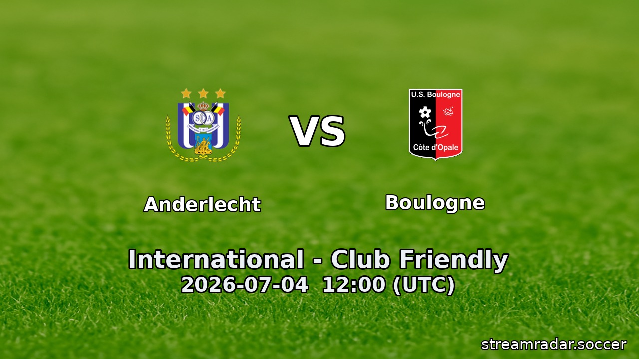 Anderlecht vs Boulogne