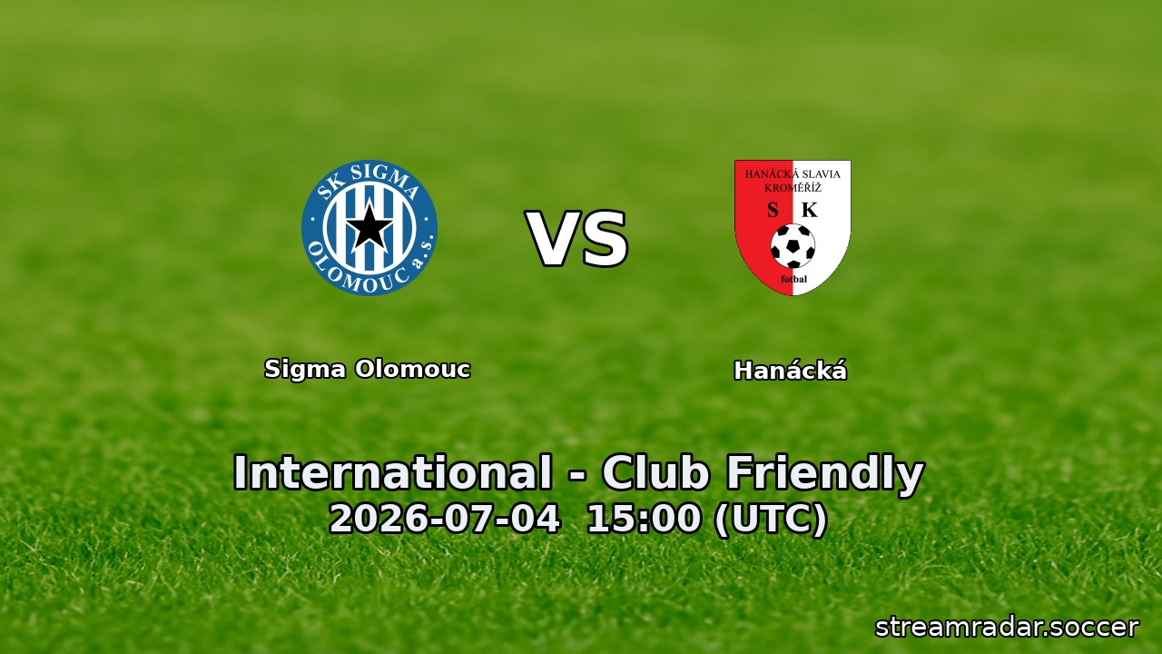 Sigma Olomouc vs Hanácká