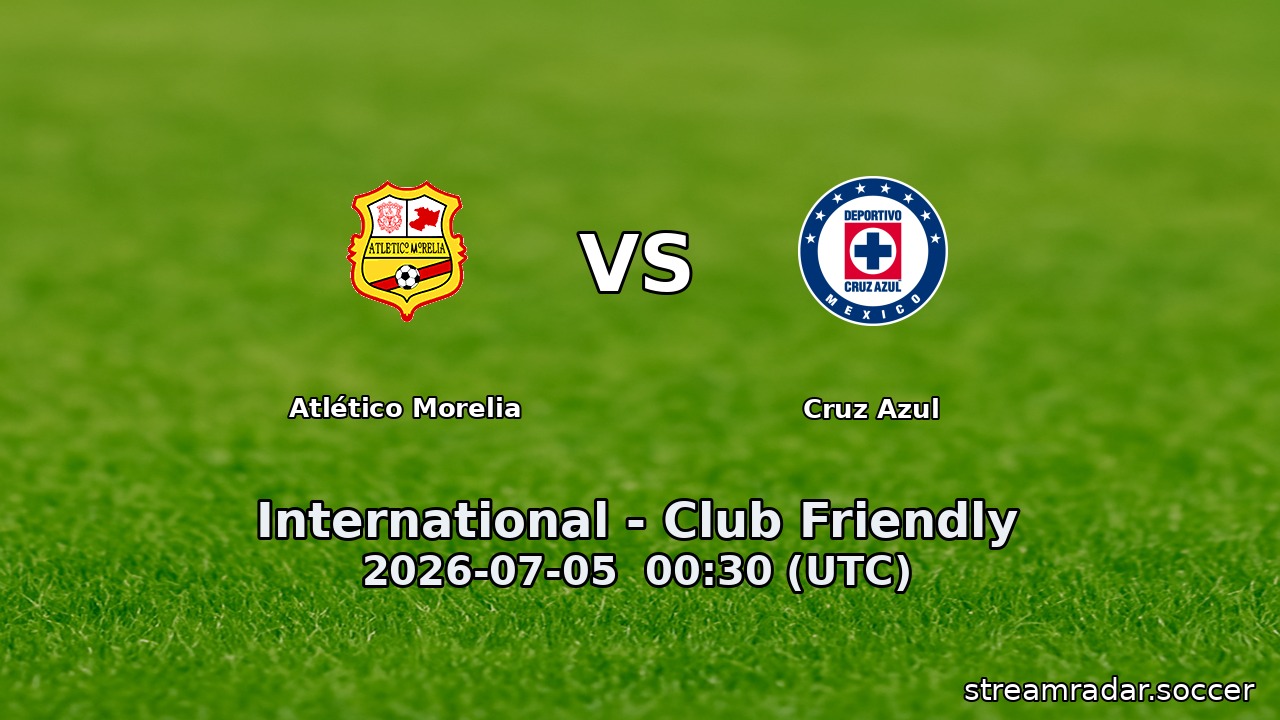 Atlético Morelia vs Cruz Azul