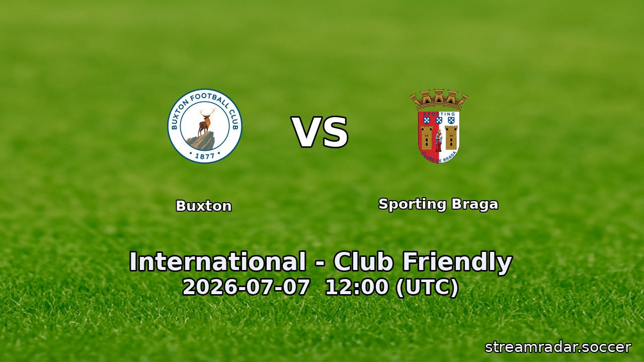 Buxton vs Sporting Braga
