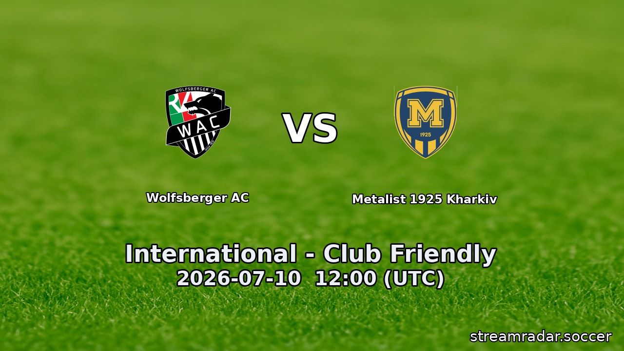 Wolfsberger AC vs Metalist 1925 Kharkiv