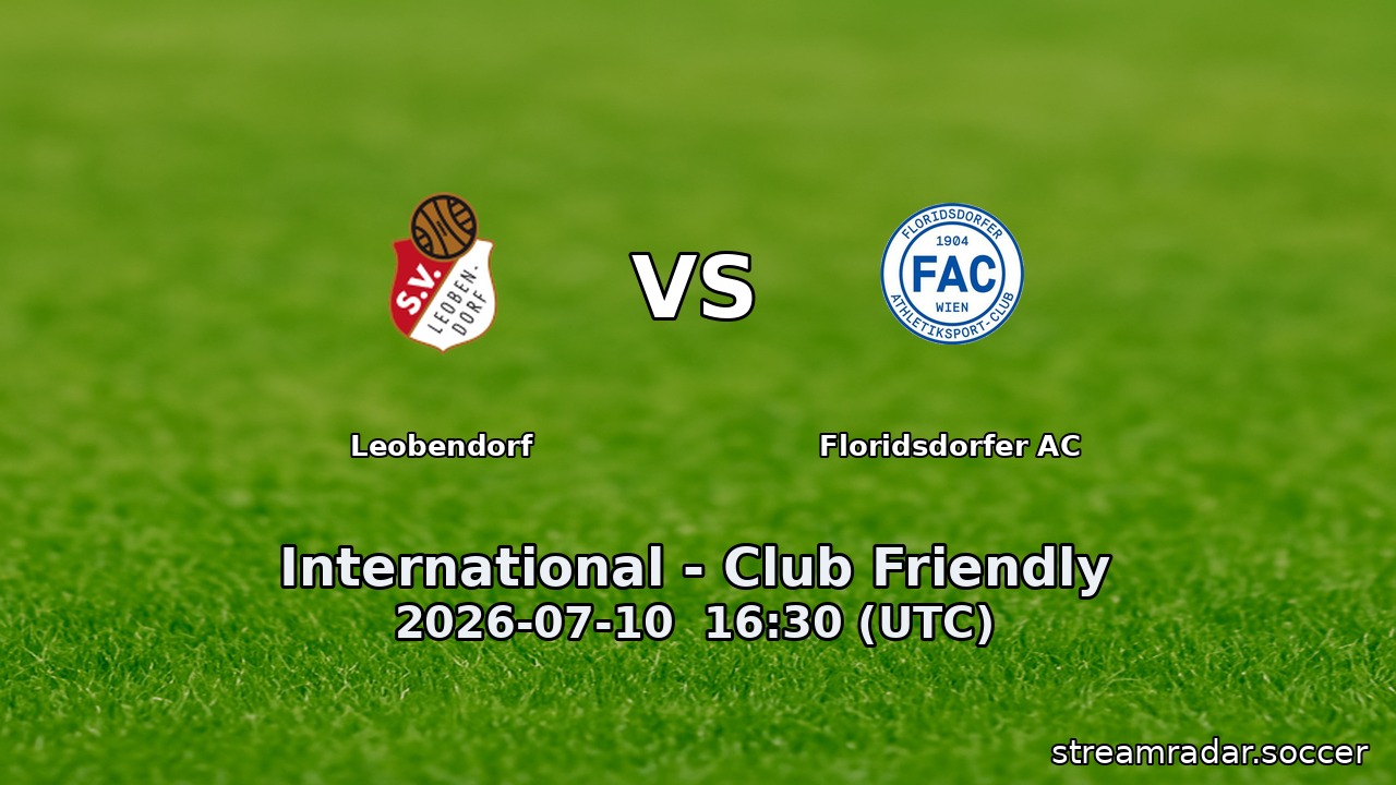 Leobendorf vs Floridsdorfer AC