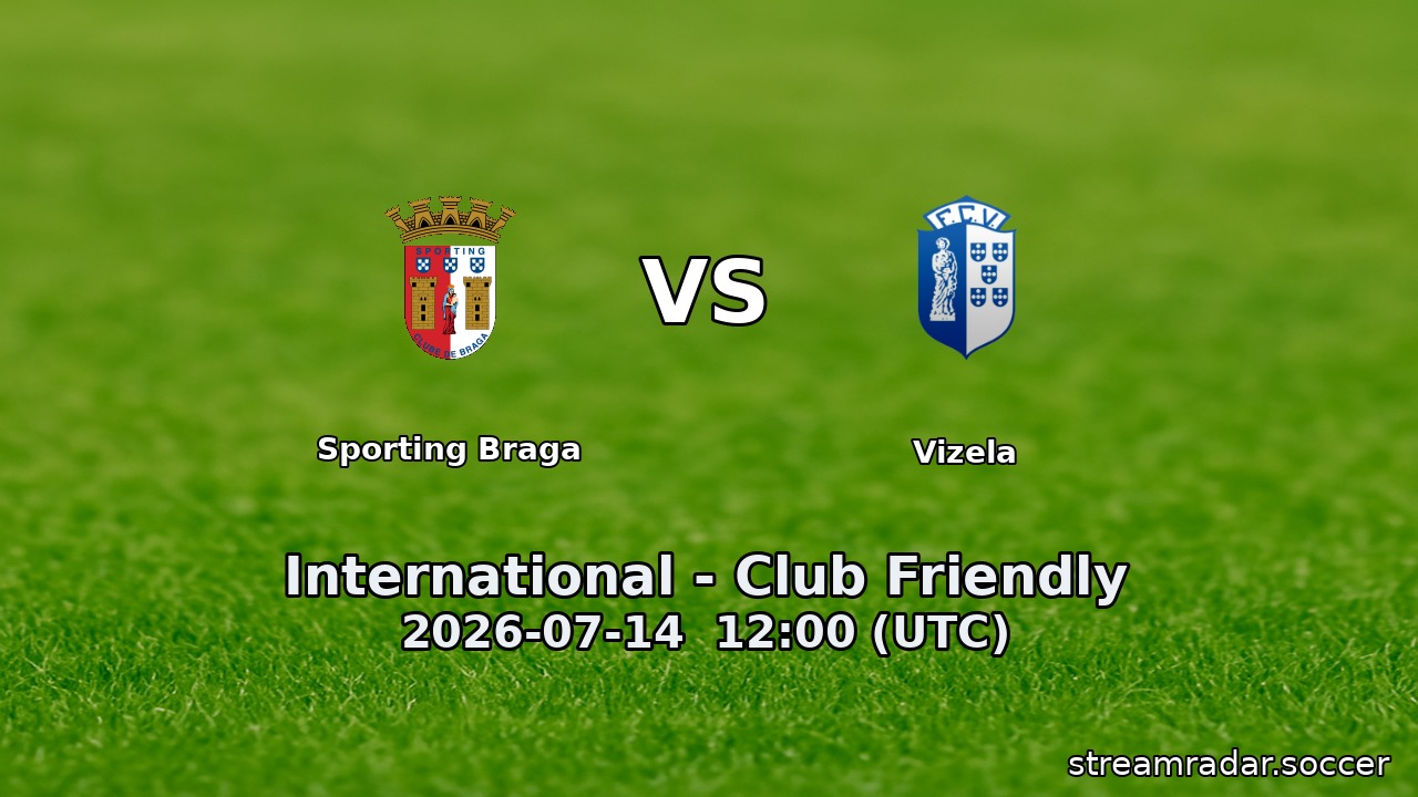 Sporting Braga vs Vizela