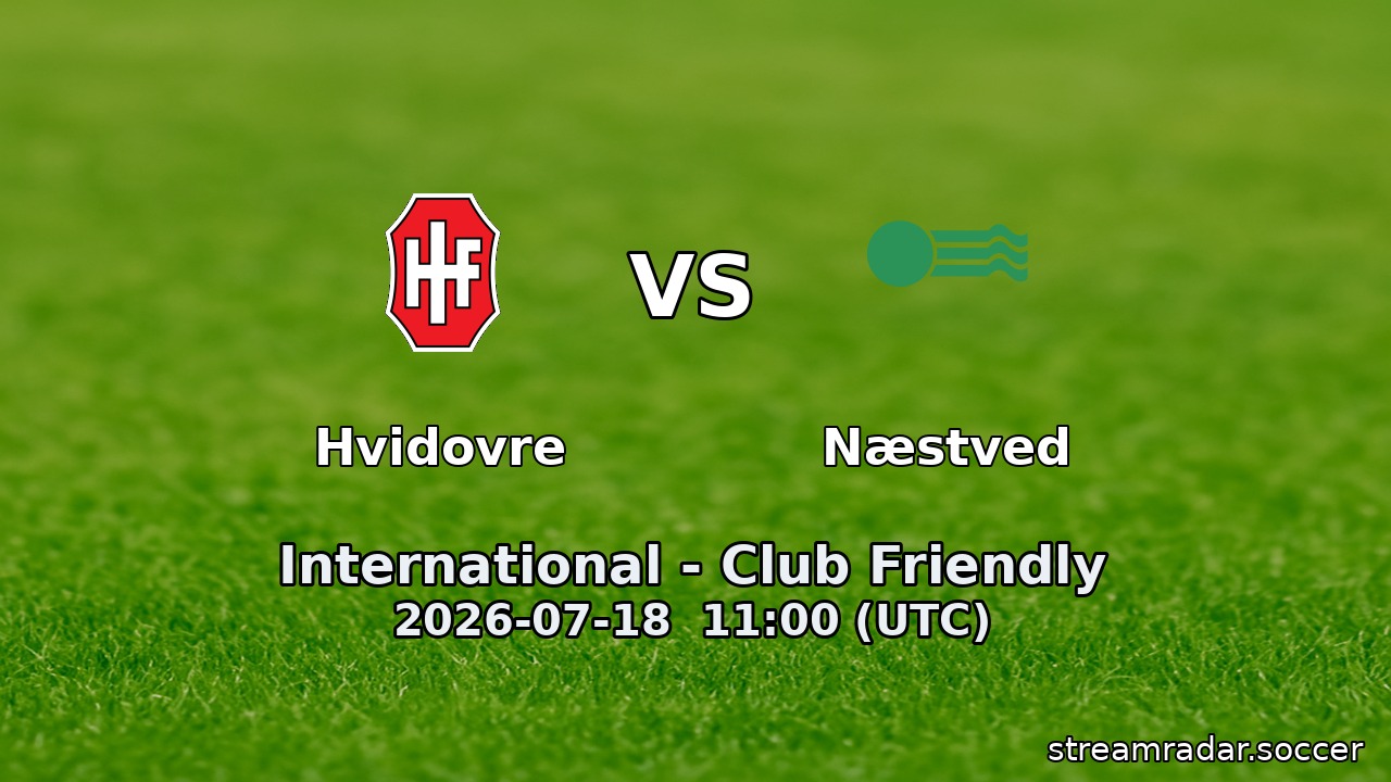 Hvidovre vs Næstved