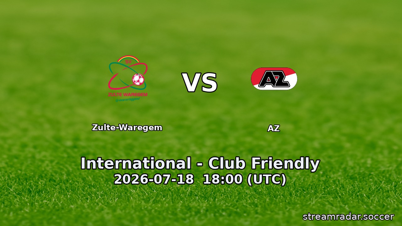 Zulte-Waregem vs AZ