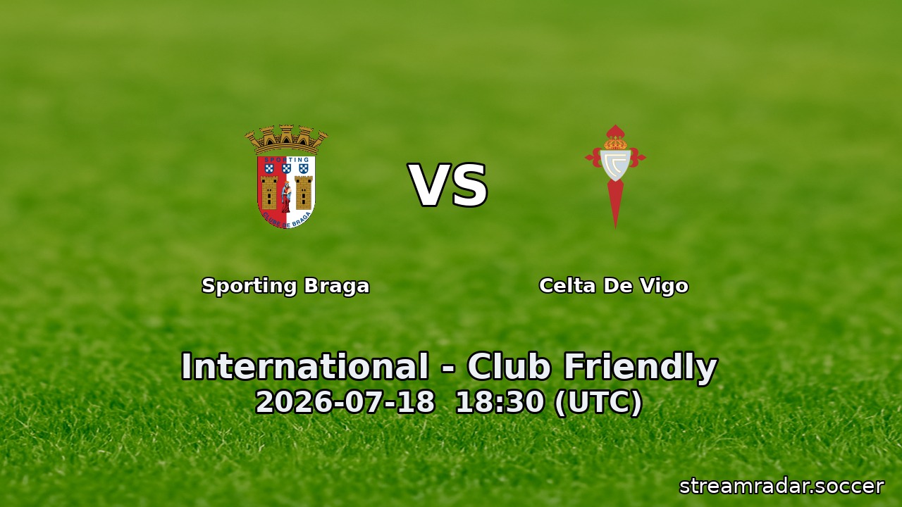 Sporting Braga vs Celta De Vigo
