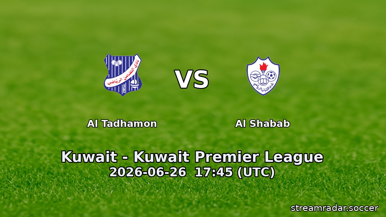 Al Tadhamon vs Al Shabab