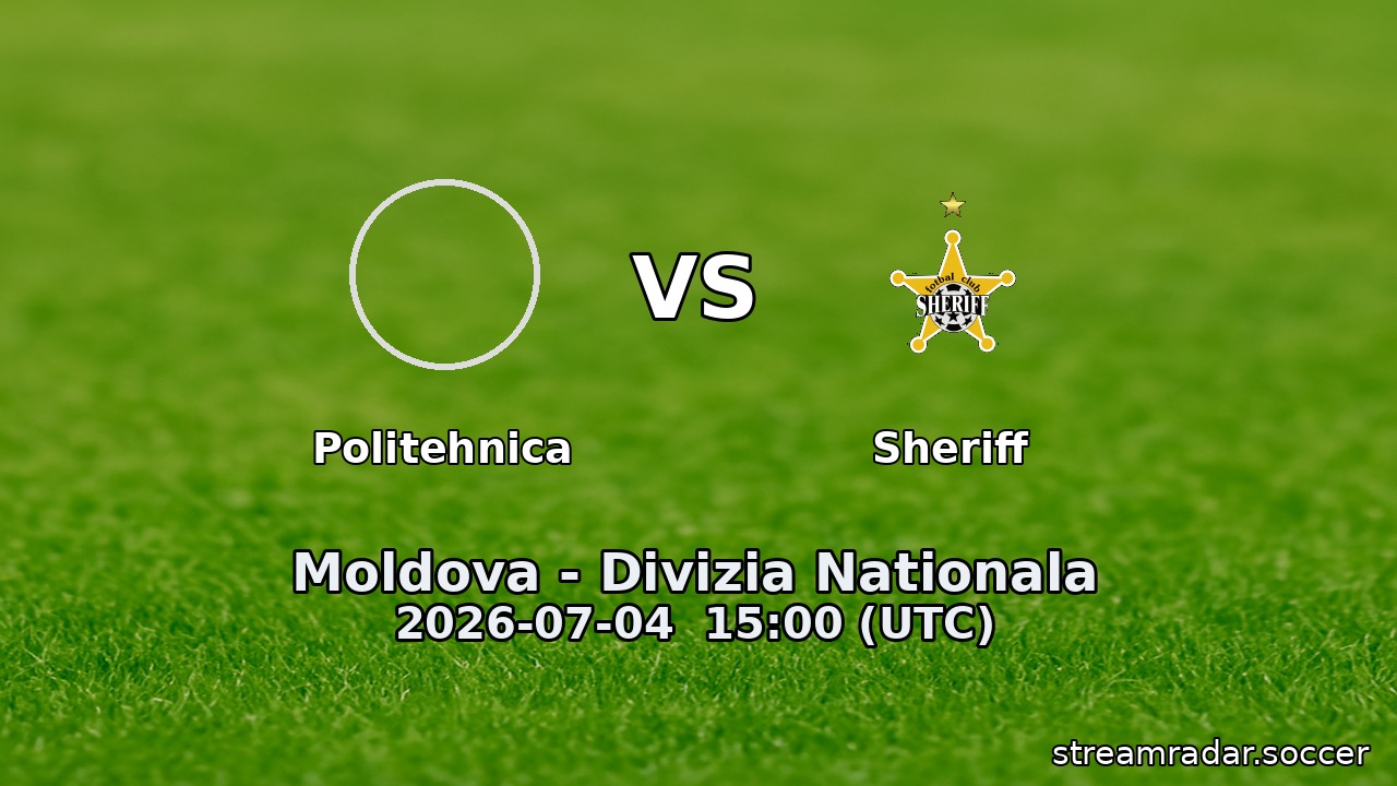 Politehnica vs Sheriff