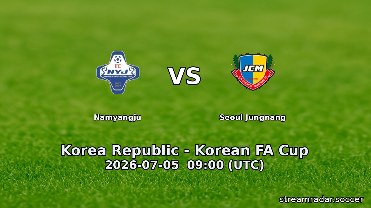 Namyangju vs Seoul Jungnang
