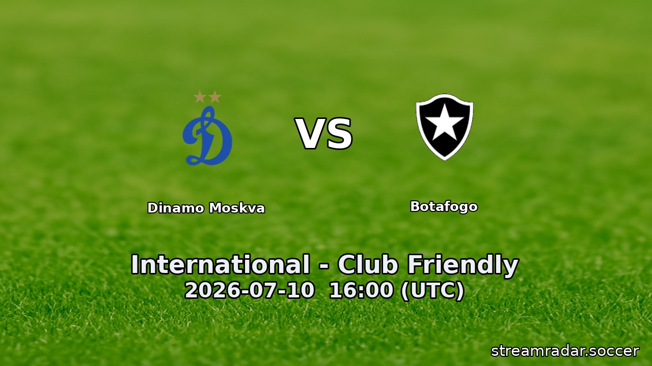 Dinamo Moskva vs Botafogo