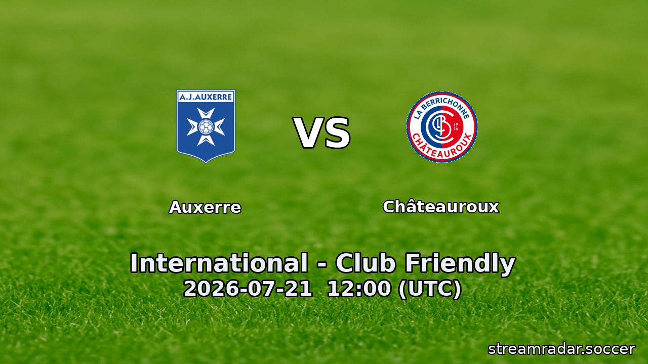Auxerre vs Châteauroux