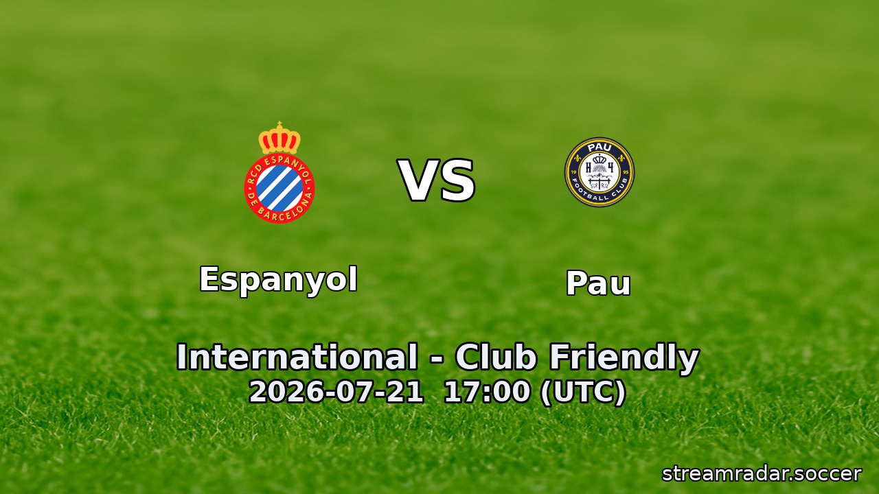 Espanyol vs Pau