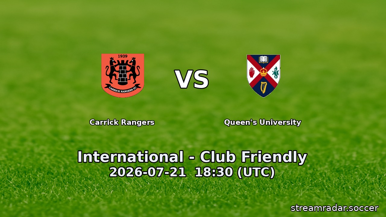 Carrick Rangers vs Queen's University
