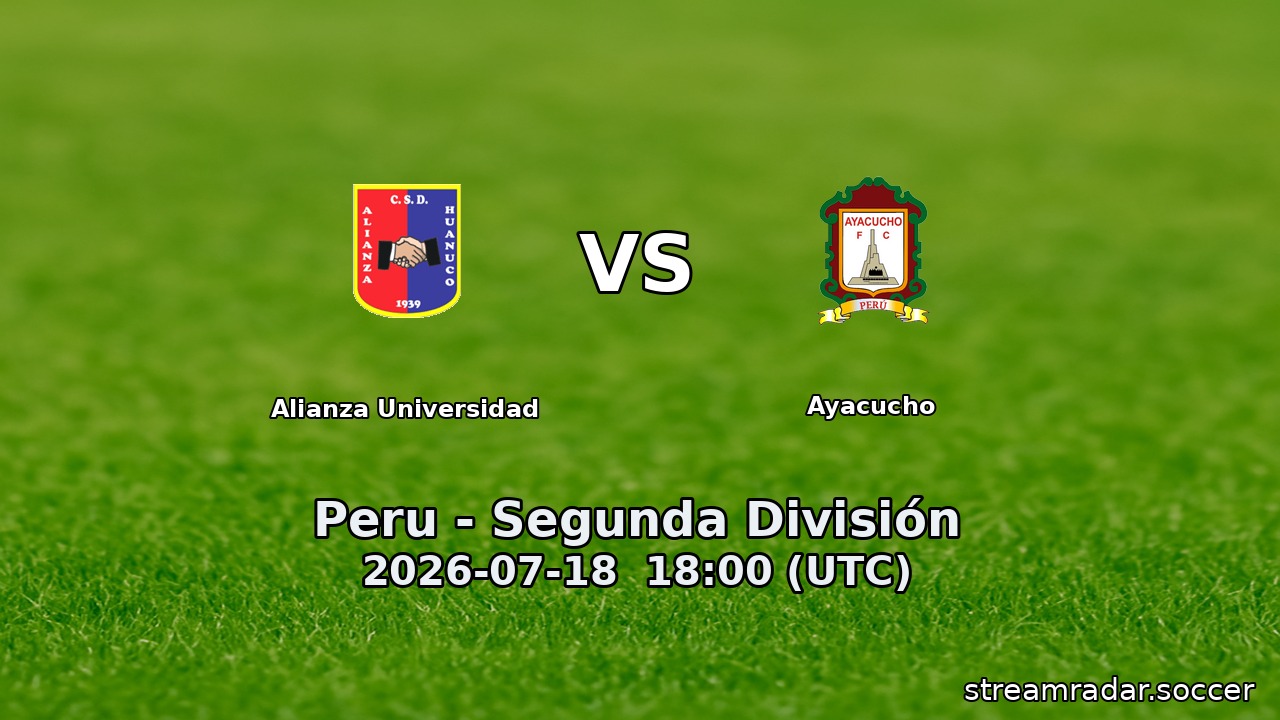 Alianza Universidad vs Ayacucho