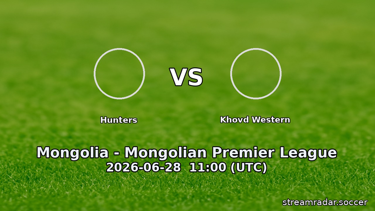 Hunters vs Khovd Western