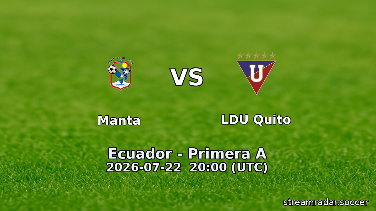 Manta vs LDU Quito