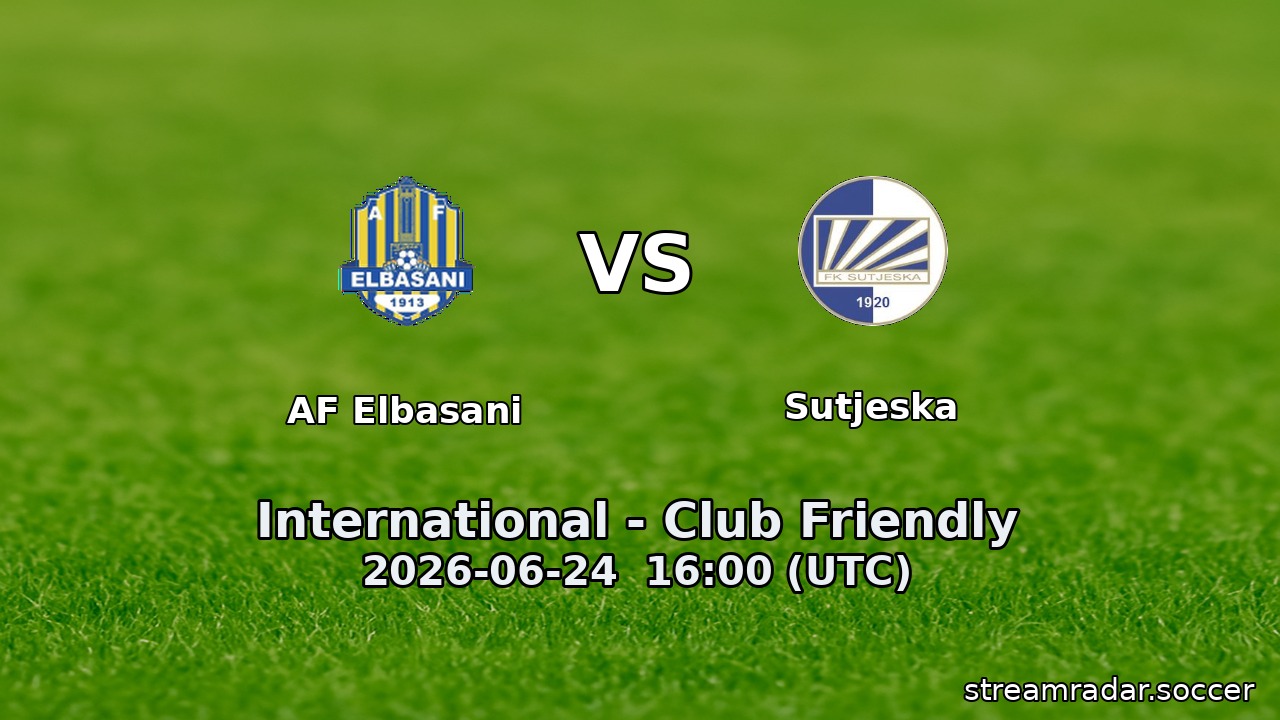 AF Elbasani vs Sutjeska