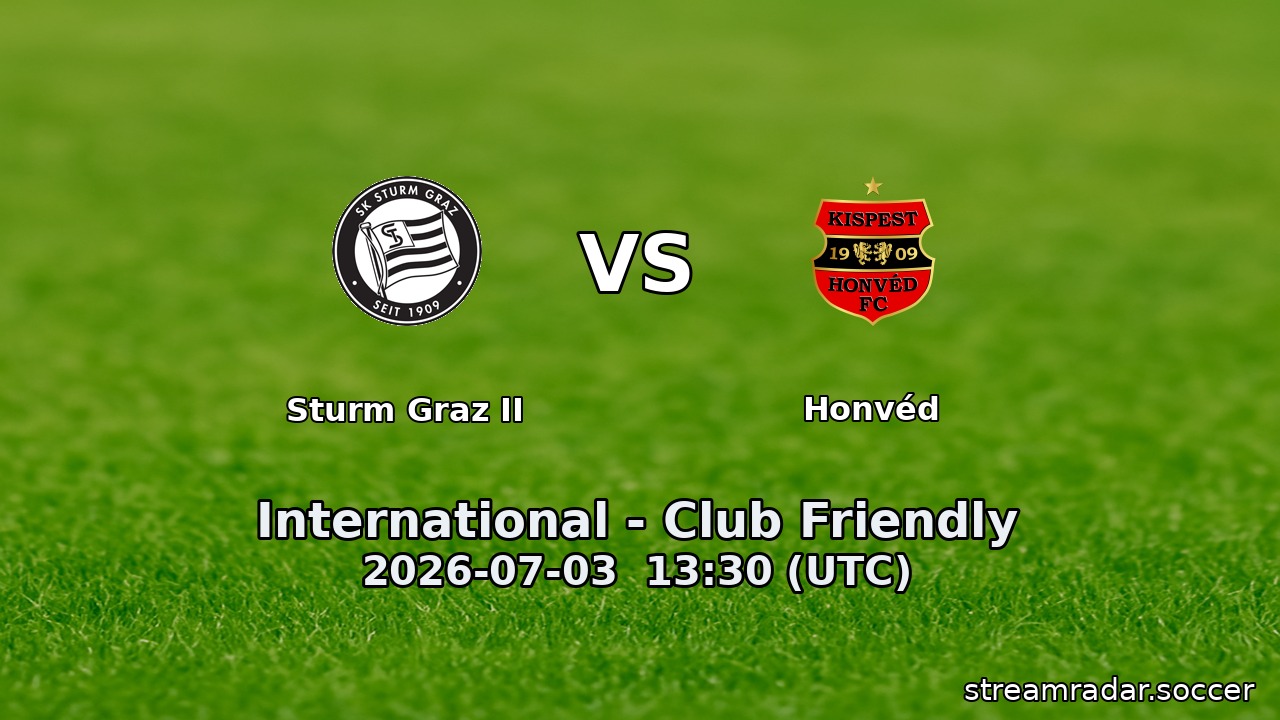 Sturm Graz II vs Honvéd