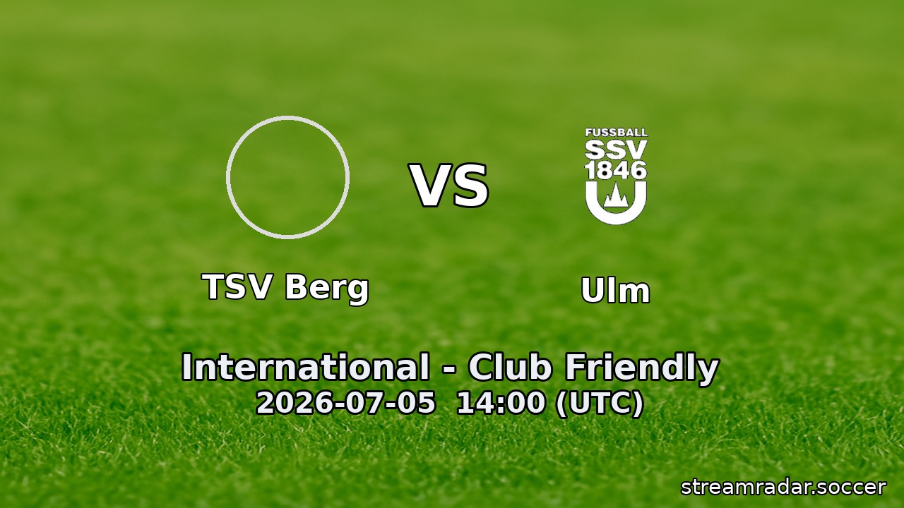 TSV Berg vs Ulm