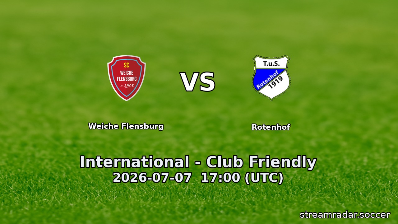 Weiche Flensburg vs Rotenhof