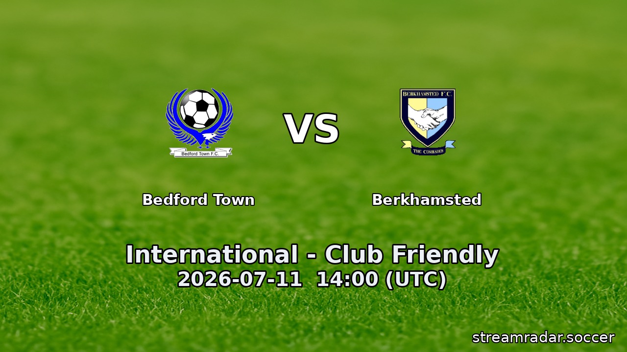 Bedford Town vs Berkhamsted