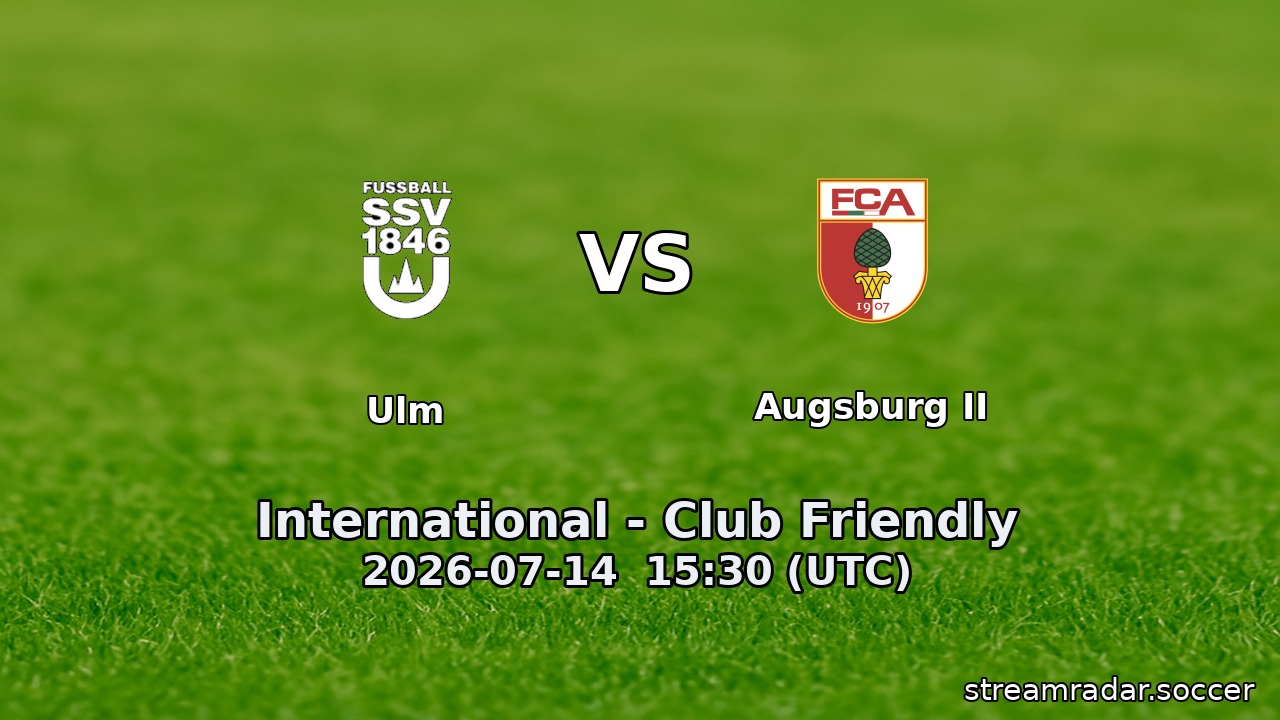 Ulm vs Augsburg II