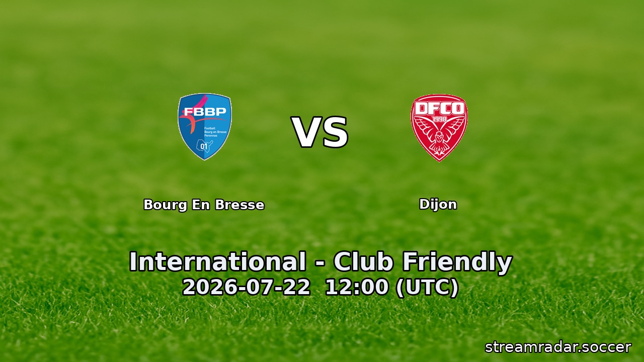 Bourg En Bresse vs Dijon