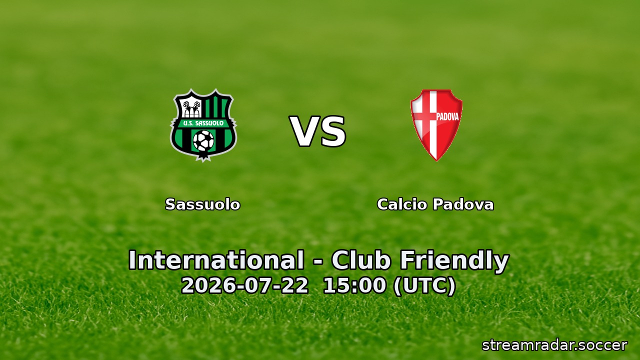Sassuolo vs Calcio Padova