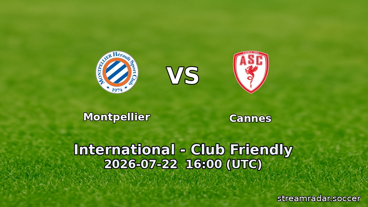 Montpellier vs Cannes