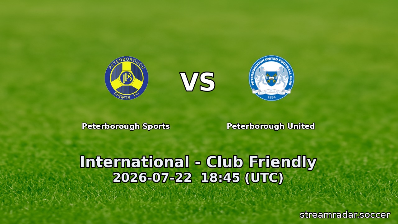 Peterborough Sports vs Peterborough United