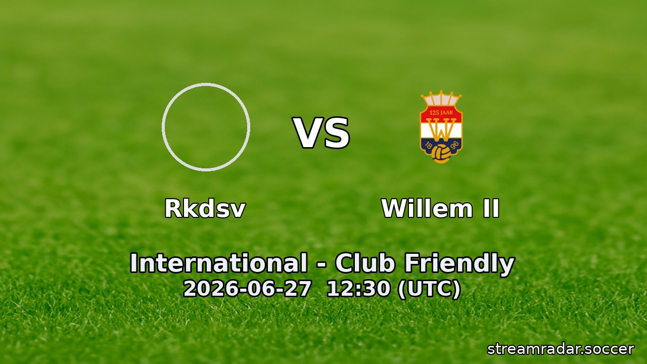 Rkdsv vs Willem II