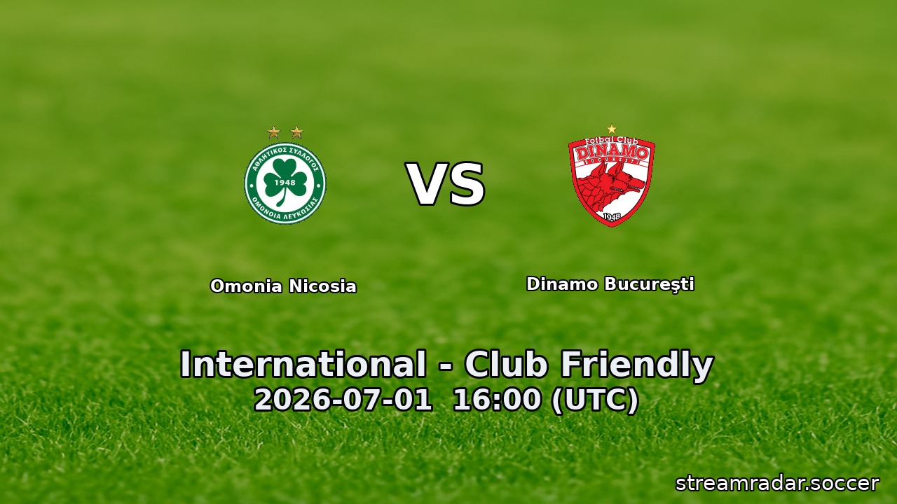 Omonia Nicosia vs Dinamo Bucureşti