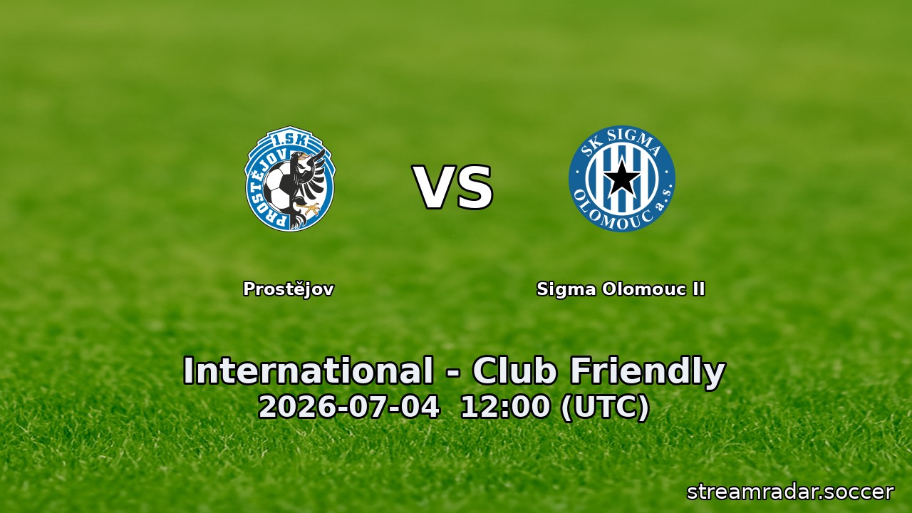 Prostějov vs Sigma Olomouc II