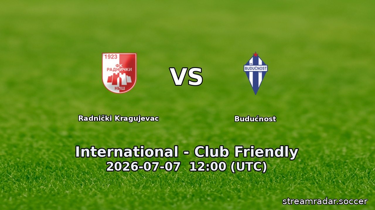 Radnički Kragujevac vs Budućnost
