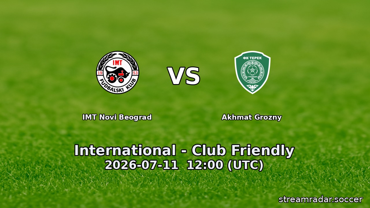 IMT Novi Beograd vs Akhmat Grozny