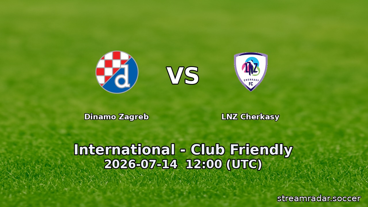 Dinamo Zagreb vs LNZ Cherkasy