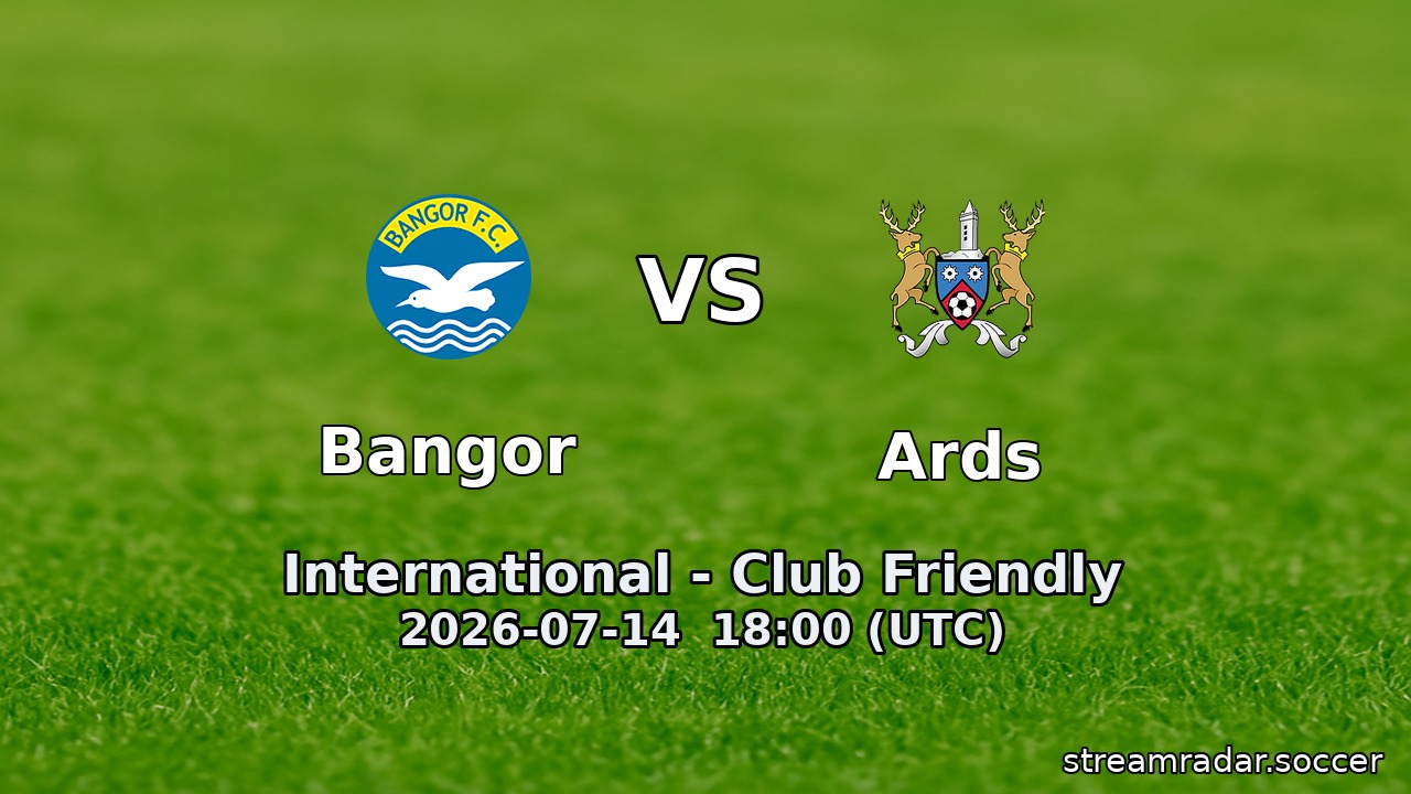 Bangor vs Ards