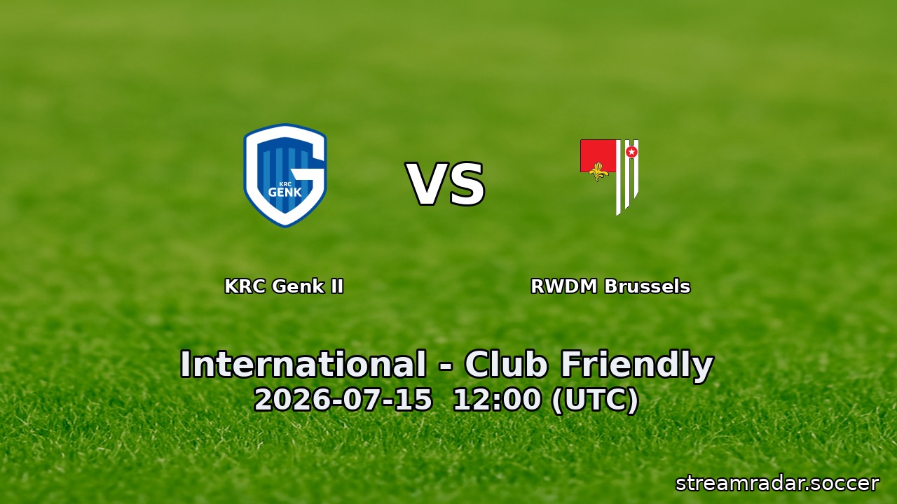 KRC Genk II vs RWDM Brussels