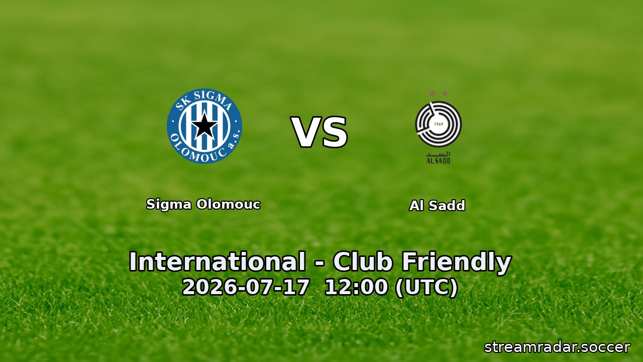 Sigma Olomouc vs Al Sadd
