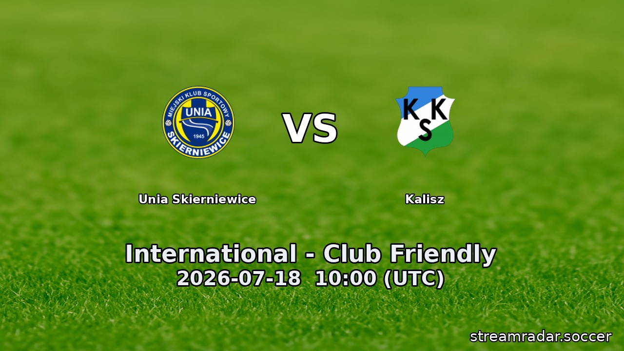 Unia Skierniewice vs Kalisz