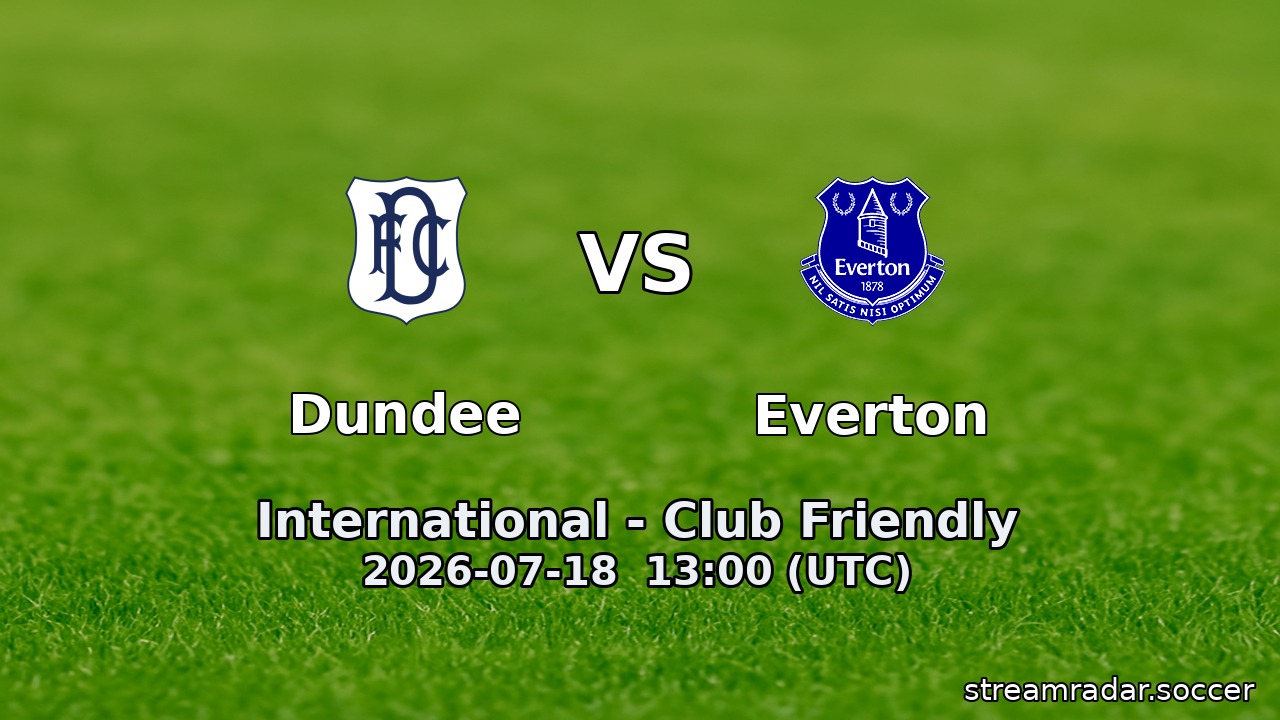 Dundee vs Everton