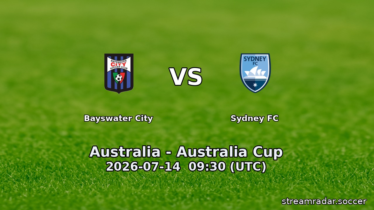 Bayswater City vs Sydney FC