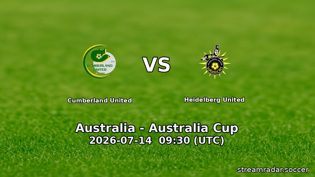 Cumberland United vs Heidelberg United