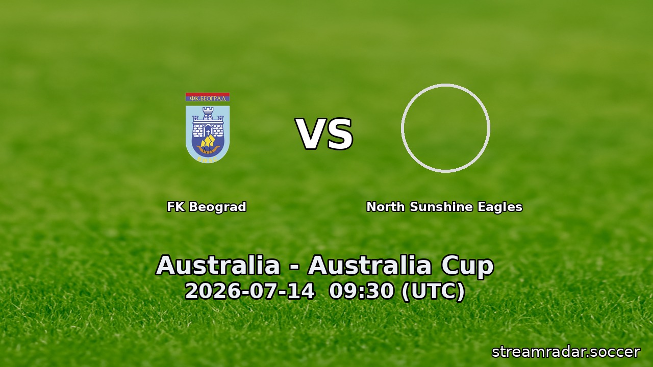 FK Beograd vs North Sunshine Eagles