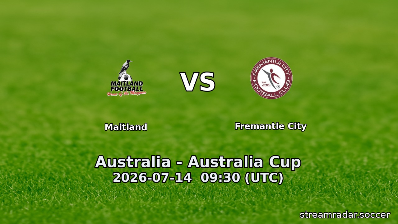 Maitland vs Fremantle City