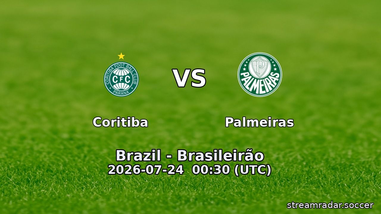 Coritiba vs Palmeiras