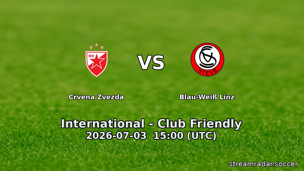 Crvena Zvezda vs Blau-Weiß Linz